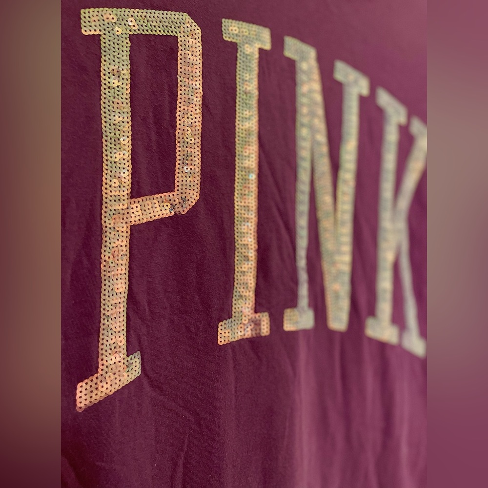 PINK sparkling tshirt
